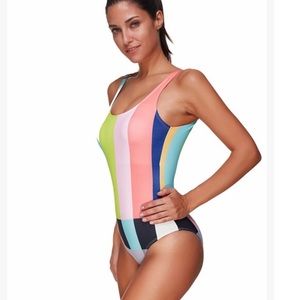 MARKDOWNS! Color Block Swimsuit